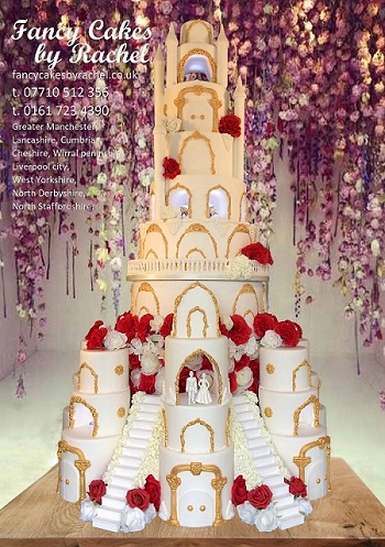 Castle wedding deals cake